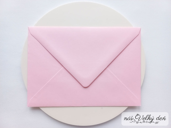Obálka C6 - ružová