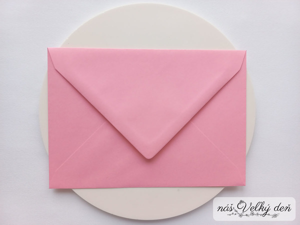 Obálka C6 - ružová tmavá