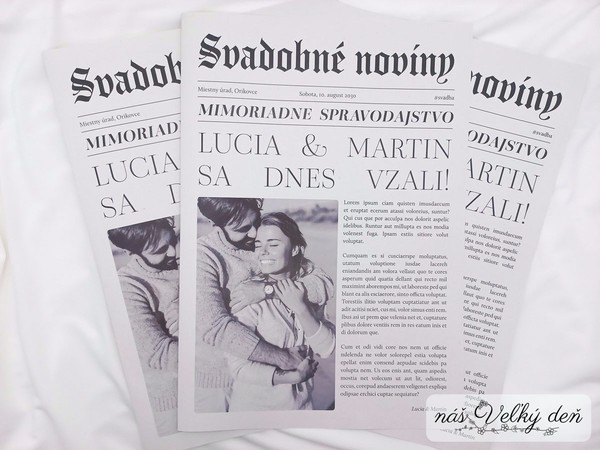 Svadobné noviny