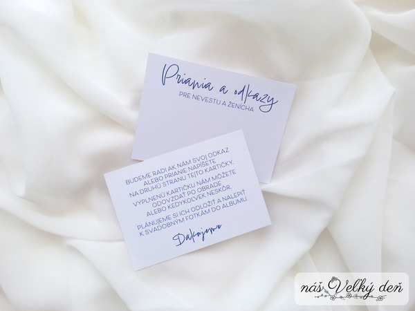 Kartička - priania pre novomanželov