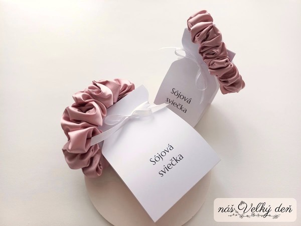 Darčekový set - sviečka a gumička
